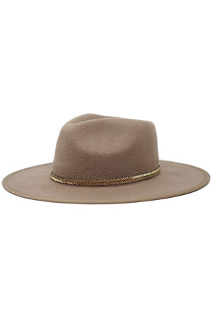 Raine Panama Hat with Beaded Band