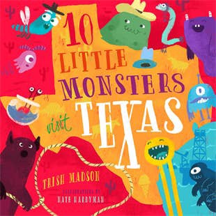 10 Little Monsters Visit Texas Book